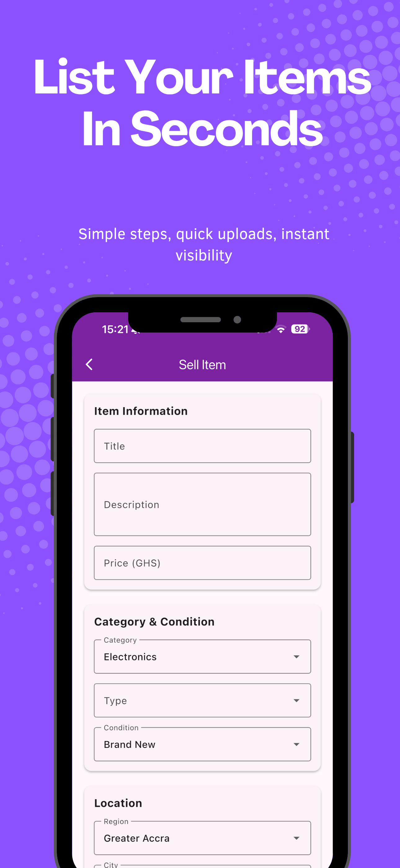 Feature screen five