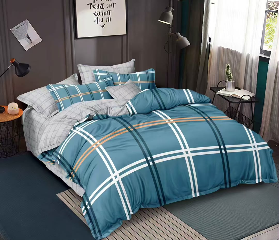 Floral Grey &amp; Taupe Duvet Cover Set - Queen/King Size