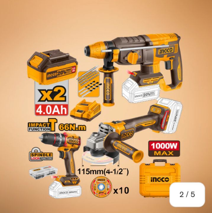 Ingco 3 in 1 combo machine