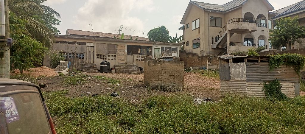 Land for Sale at Gbawe, Agape. It's 103ft X 64ft.