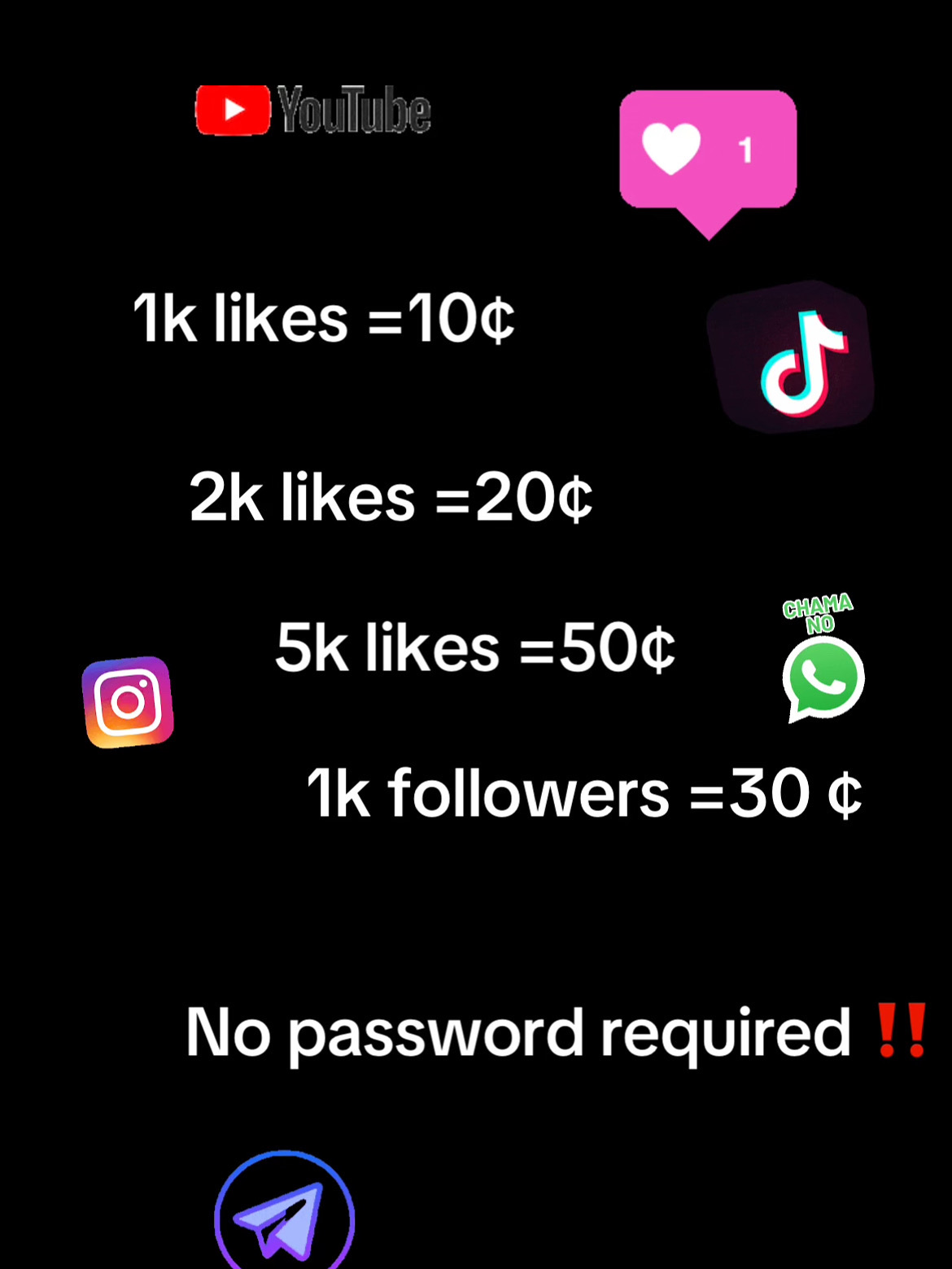 SOCIAL MEDIA LIKES AND FOLLOWERS