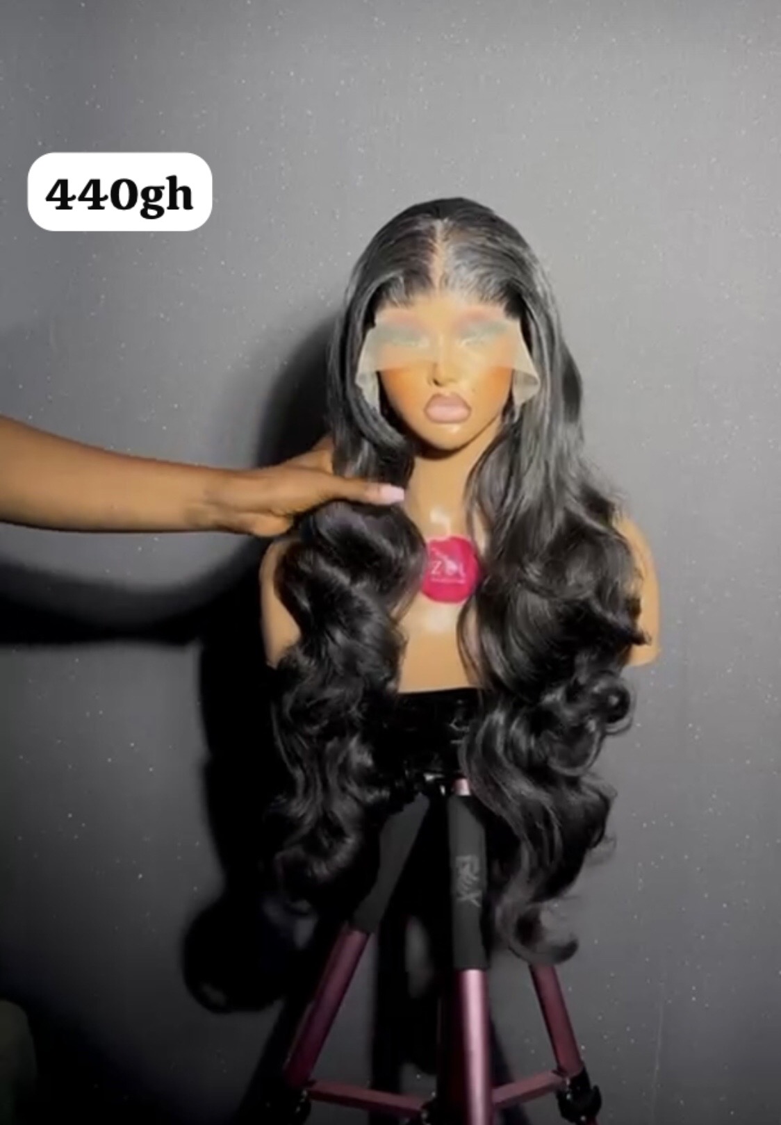 Kim K Blend Unit Wig - Long Plum Straight