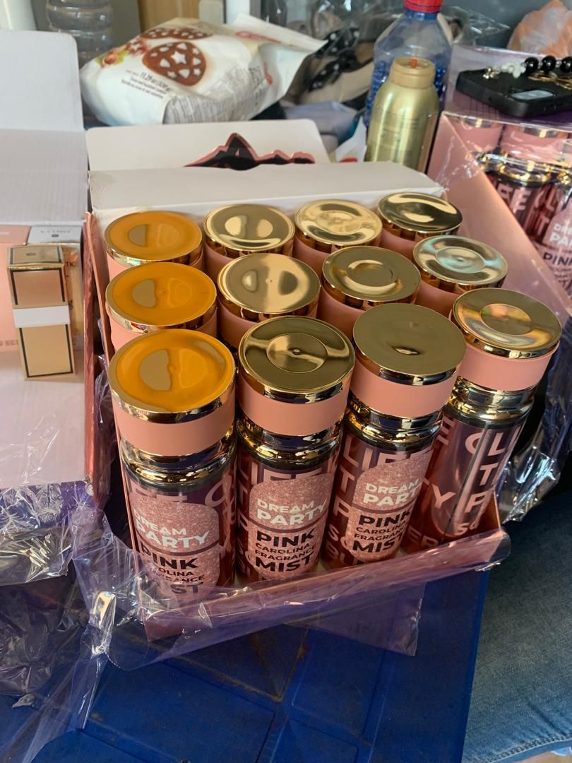 perfumes,  body mist, panties, bags, etc