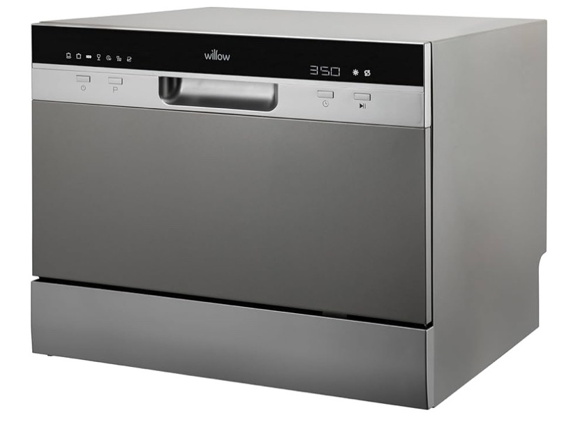 Willow Wttd6s 55cm Tabletop Dishwasher With 6 Place Settings,