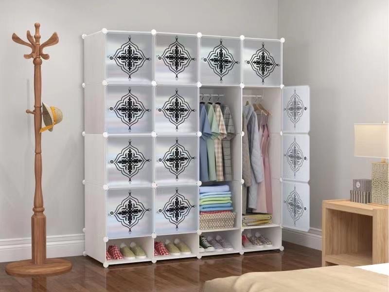 16 cubes plastic wardrobe