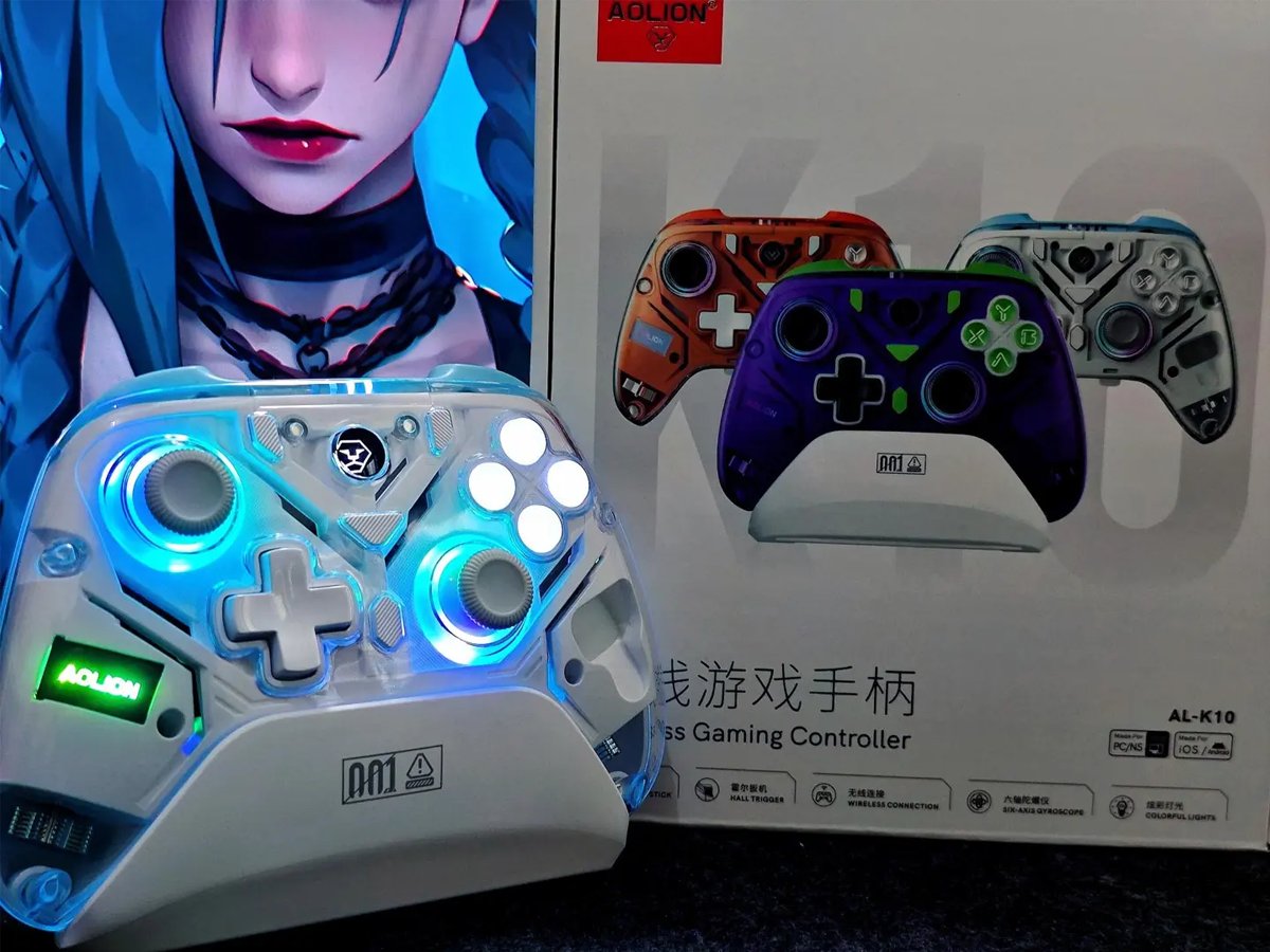 Wireless Gaming Controller for PC, Android, IOS, Nintendo Switch Anti Drift Gamepad