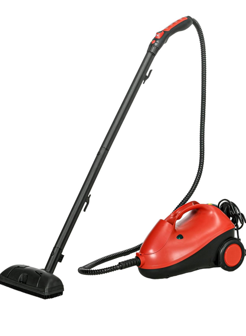 HOMCOM Steam Cleaner 4 Bar Surface 150 m² with 2 Litre Water Tank, Power 2000 W