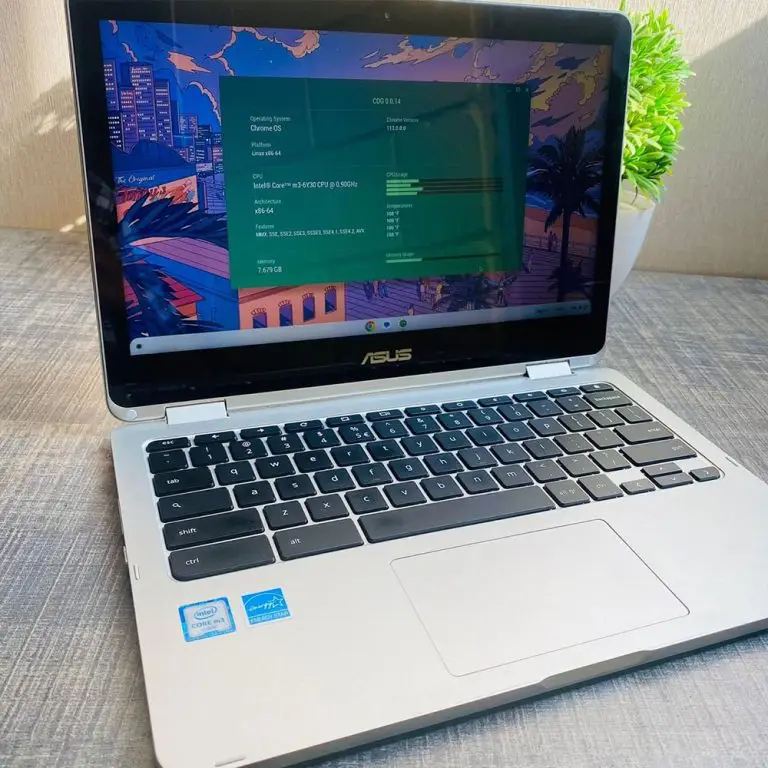 ASUS Chromebook Flip C302C Core M3. 64/8GB Touch convertible x360. Sleek aluminum body