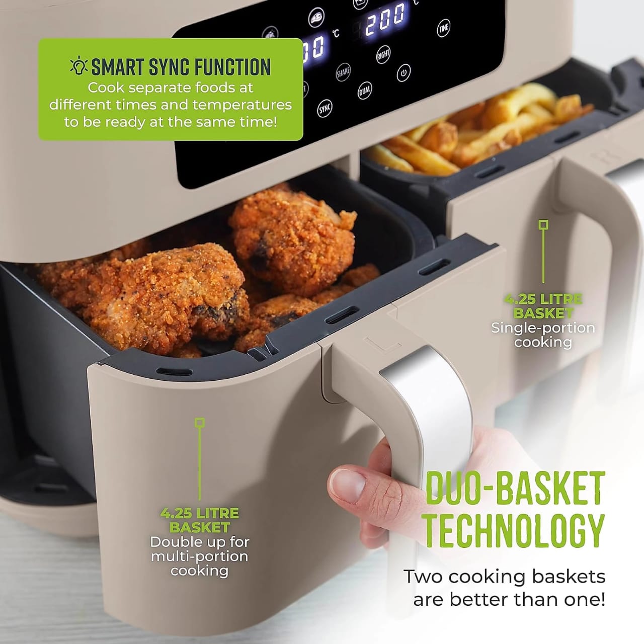 8.5litre Tower dual air fryer UK 🇬🇧