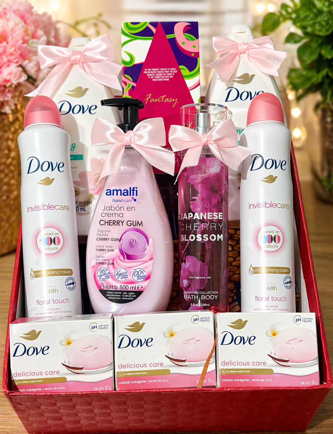 Luxurious Dove &amp; Beauty Pamper Gift Set - Self-Care Hamper
