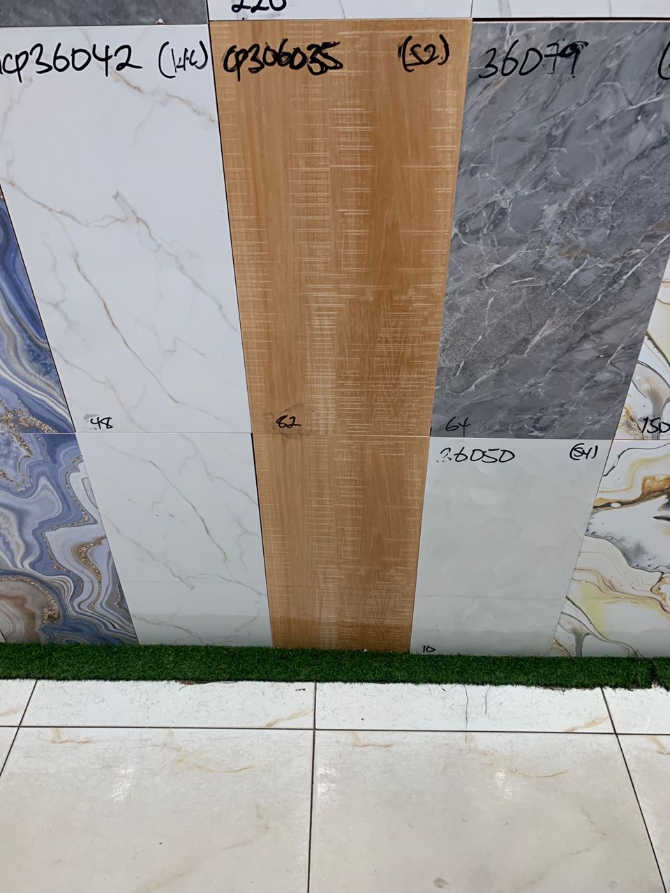 30/60cm. *Goodwill wall tiles*. 8 pcs in a box. Gh165 per box. Made in Ghana