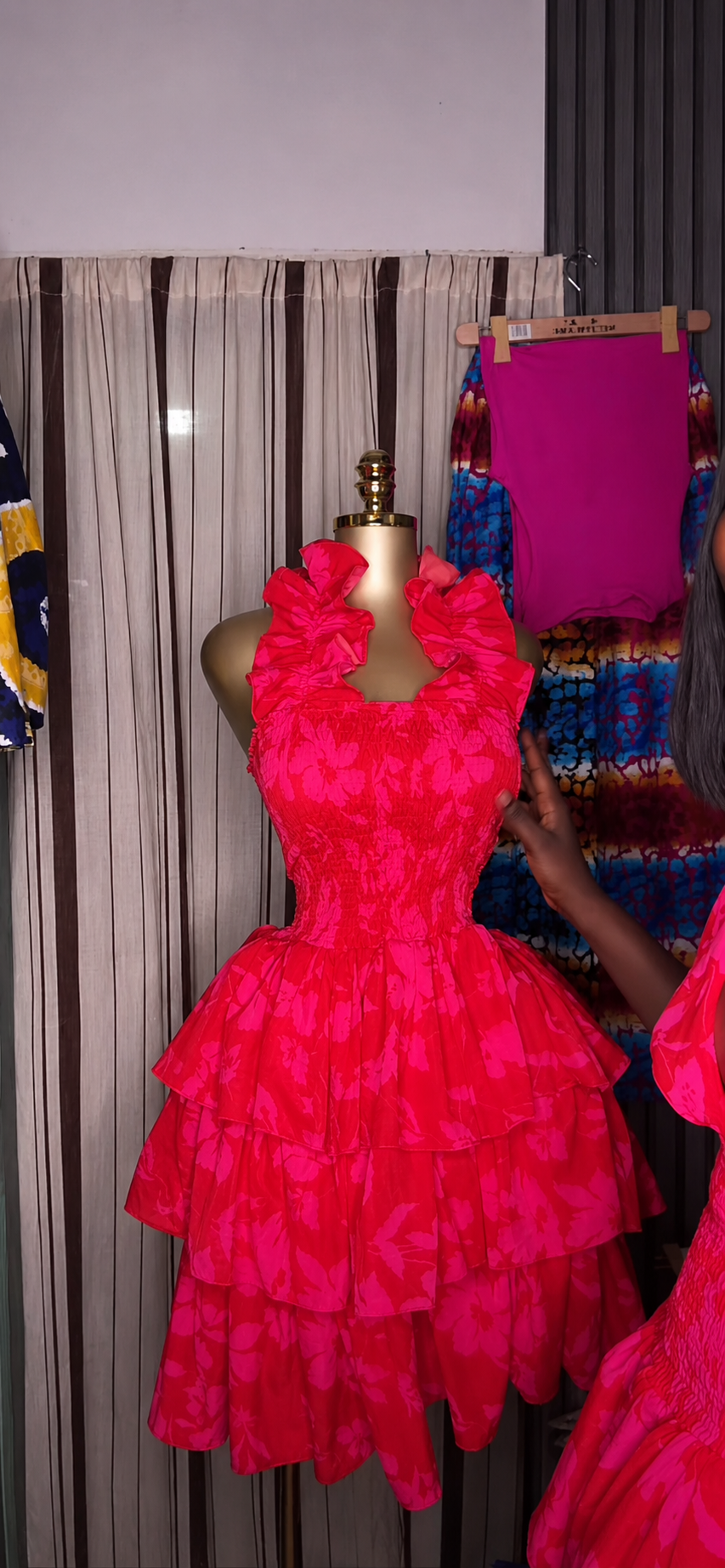 Stylish elegant classy floral dress