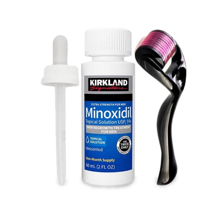 Kirkland Minoxidil 5% + Derma Roller