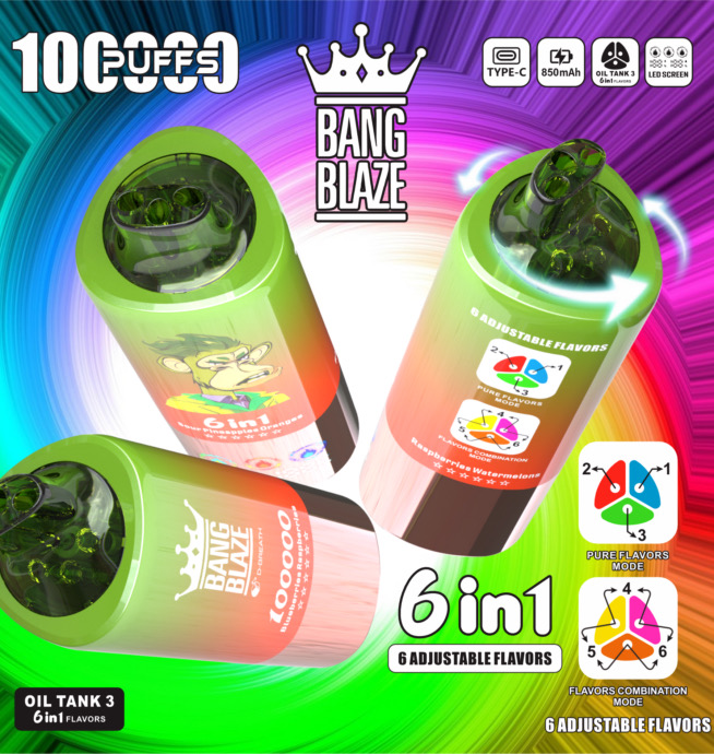 Bang Blaze 100k puffs vape (6 in 1)