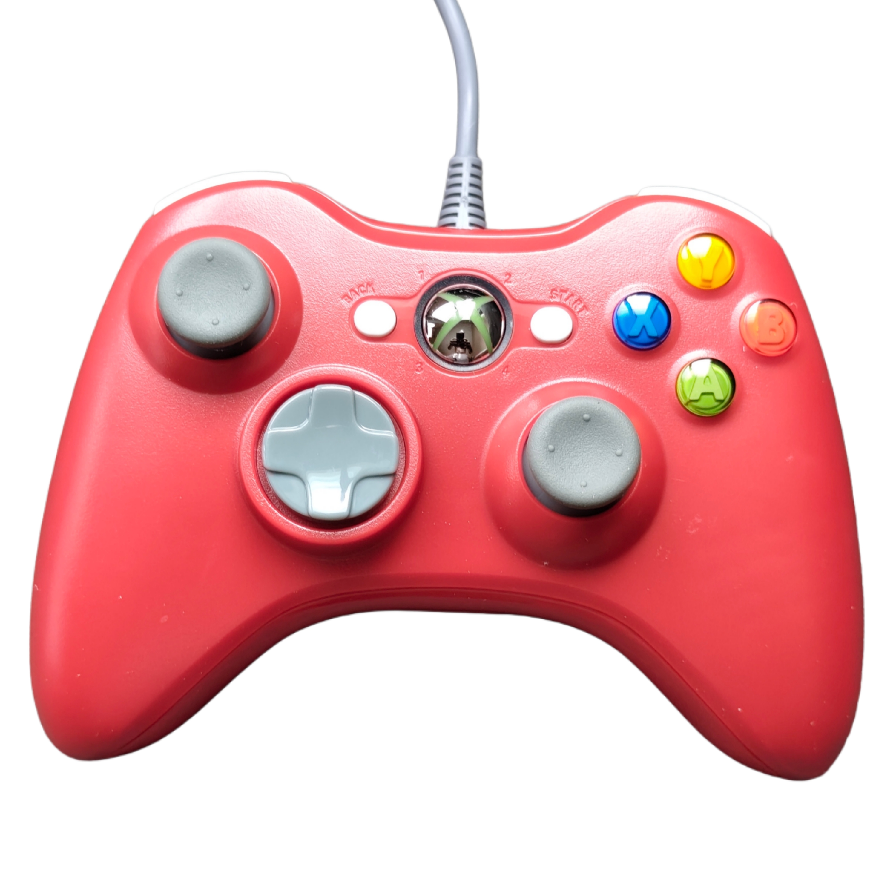 Red Xbox 360 Wired Controller