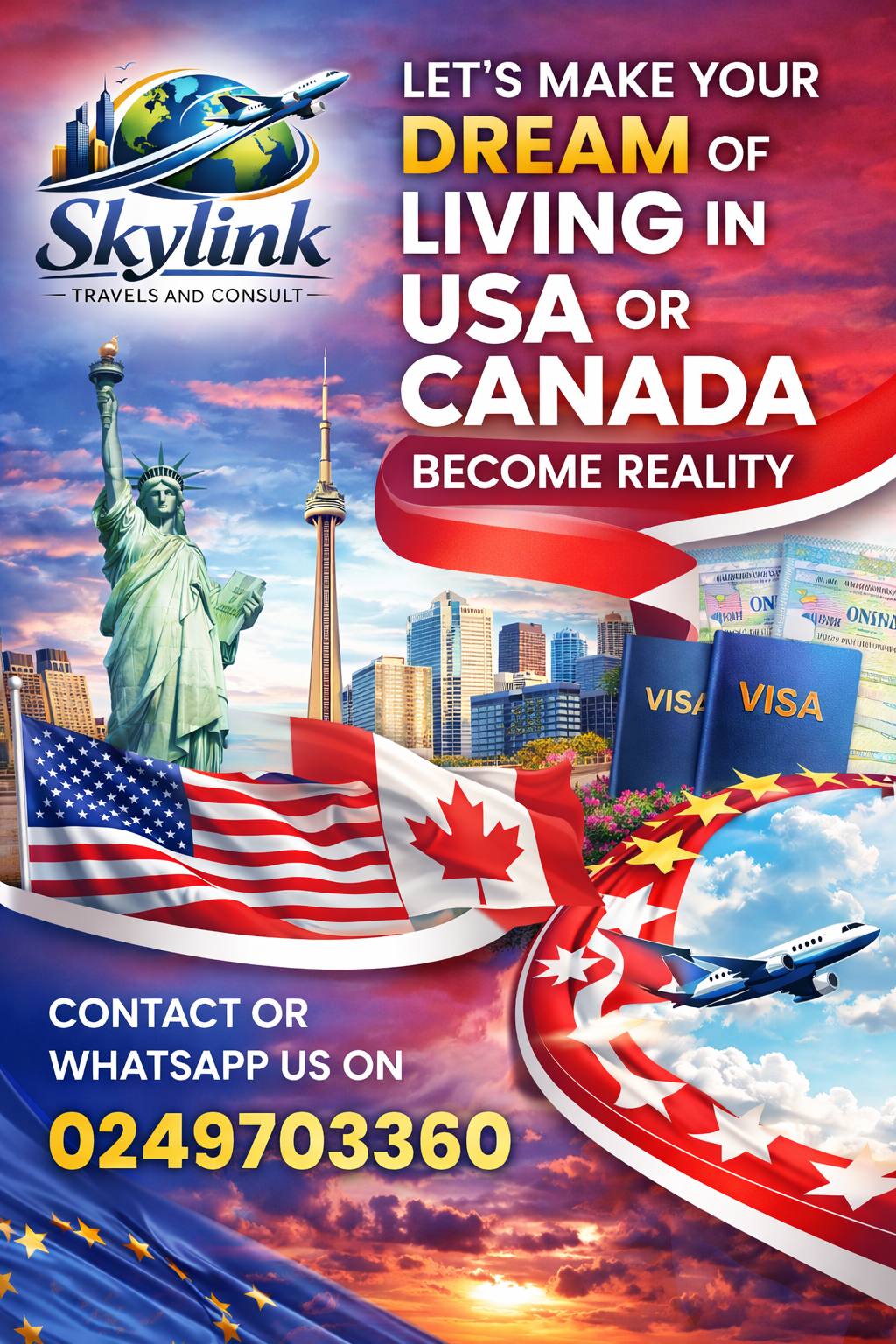 travel to USA or Canada