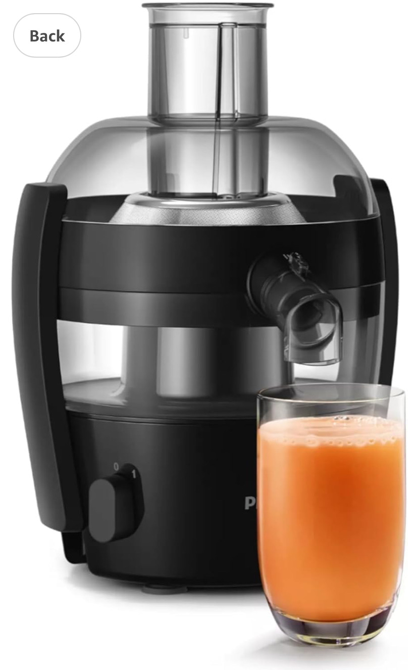 Philips Viva Collection Compact Juicer, 1.5 Litre, 500 Watt,