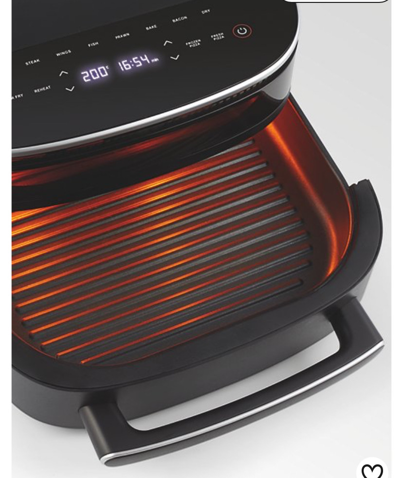 George Home 6 Litre Digital Air Fryer With Pizza Functio