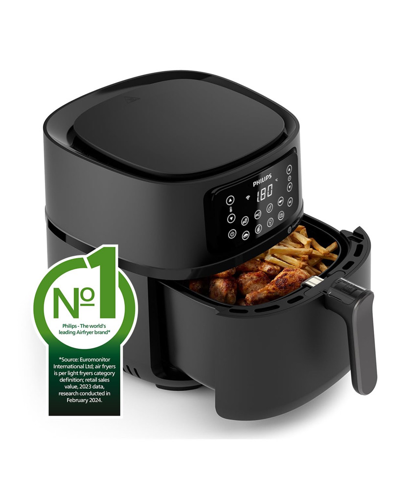 Philips Airfryer 5000 Series Xxl, 7.2l 6 Portions, 16-in-1 Airfryer,