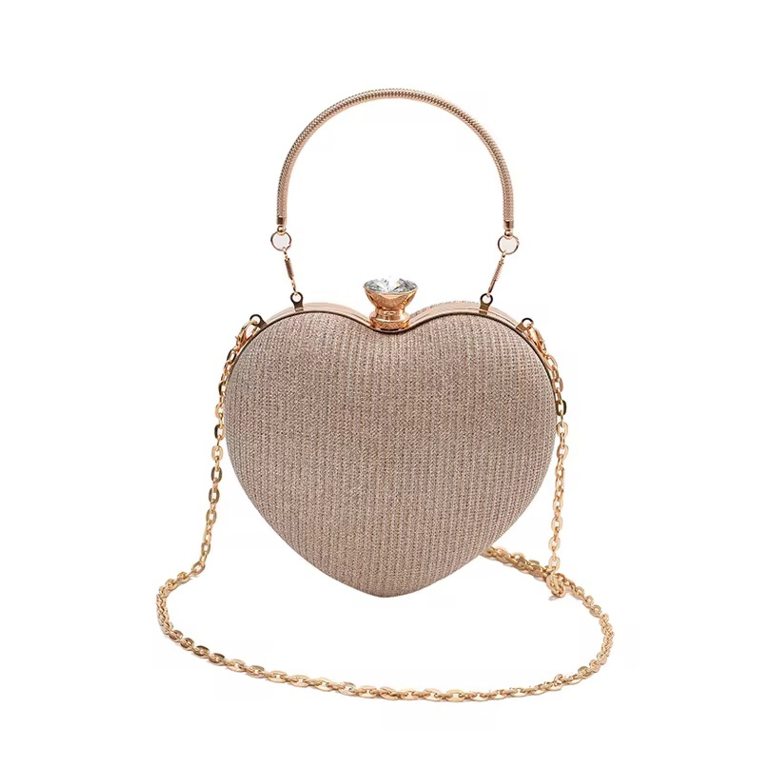 Heart-shaped Clutch Bag
