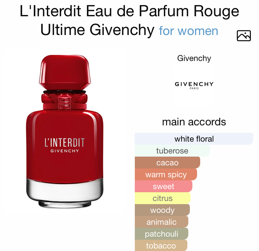 L’INTERDICT  GIVENCHY EAU DE PERFUME