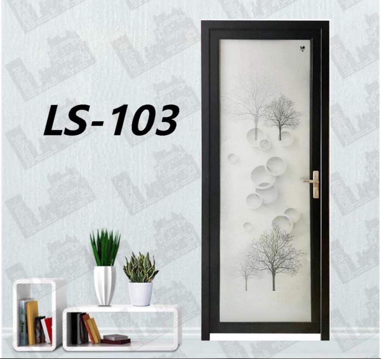 Bathroom glass doors. Gh1,350.