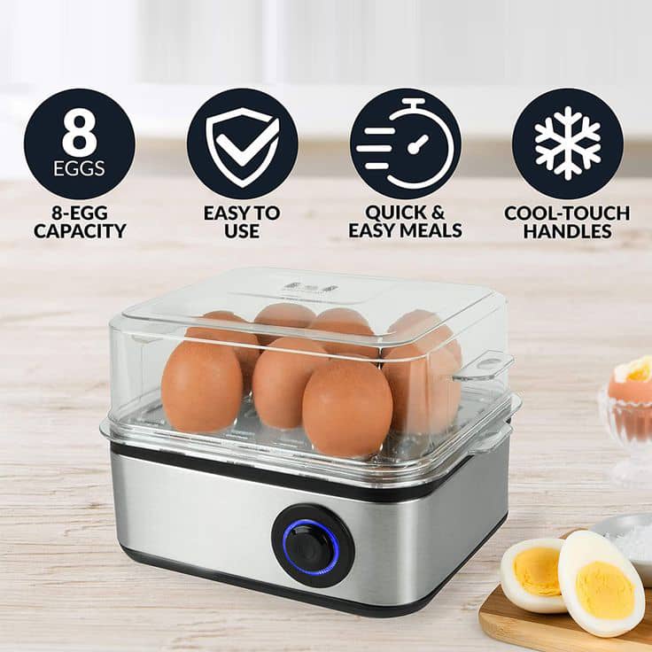 🥚 Automatic Egg Boiler - Perfect Hard/Soft Boiled Eggs Every Time