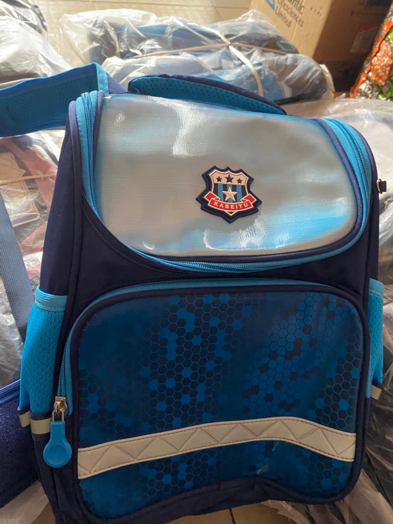 Kids Navy Blue Ombre Backpack with Buckles