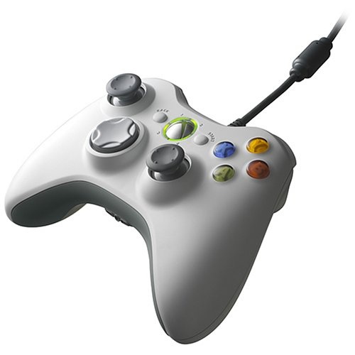 White Xbox 360 Wired Controller