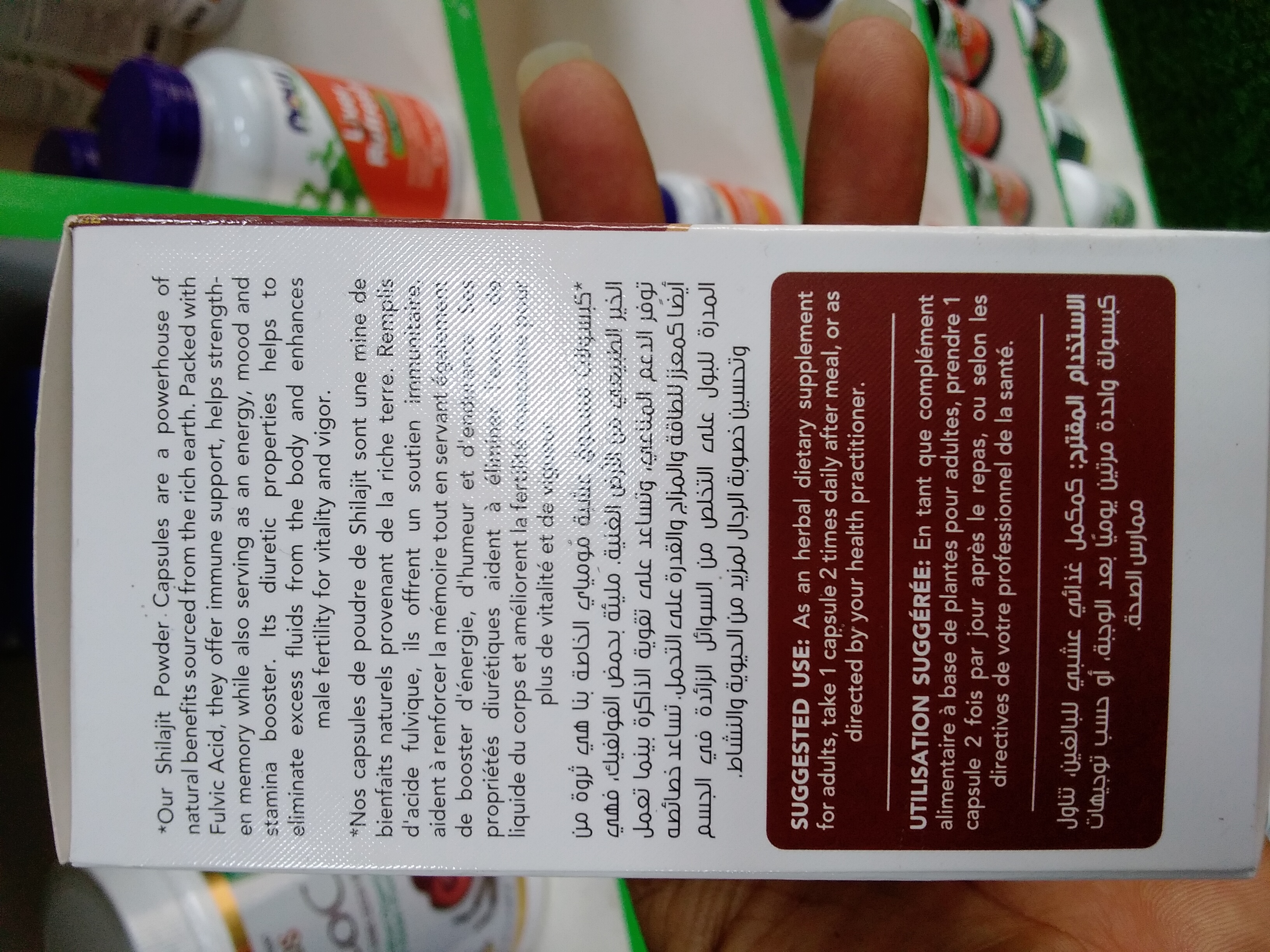 Dr. Herbalist Shilajit Capsules - 60 Count, Male Fertility