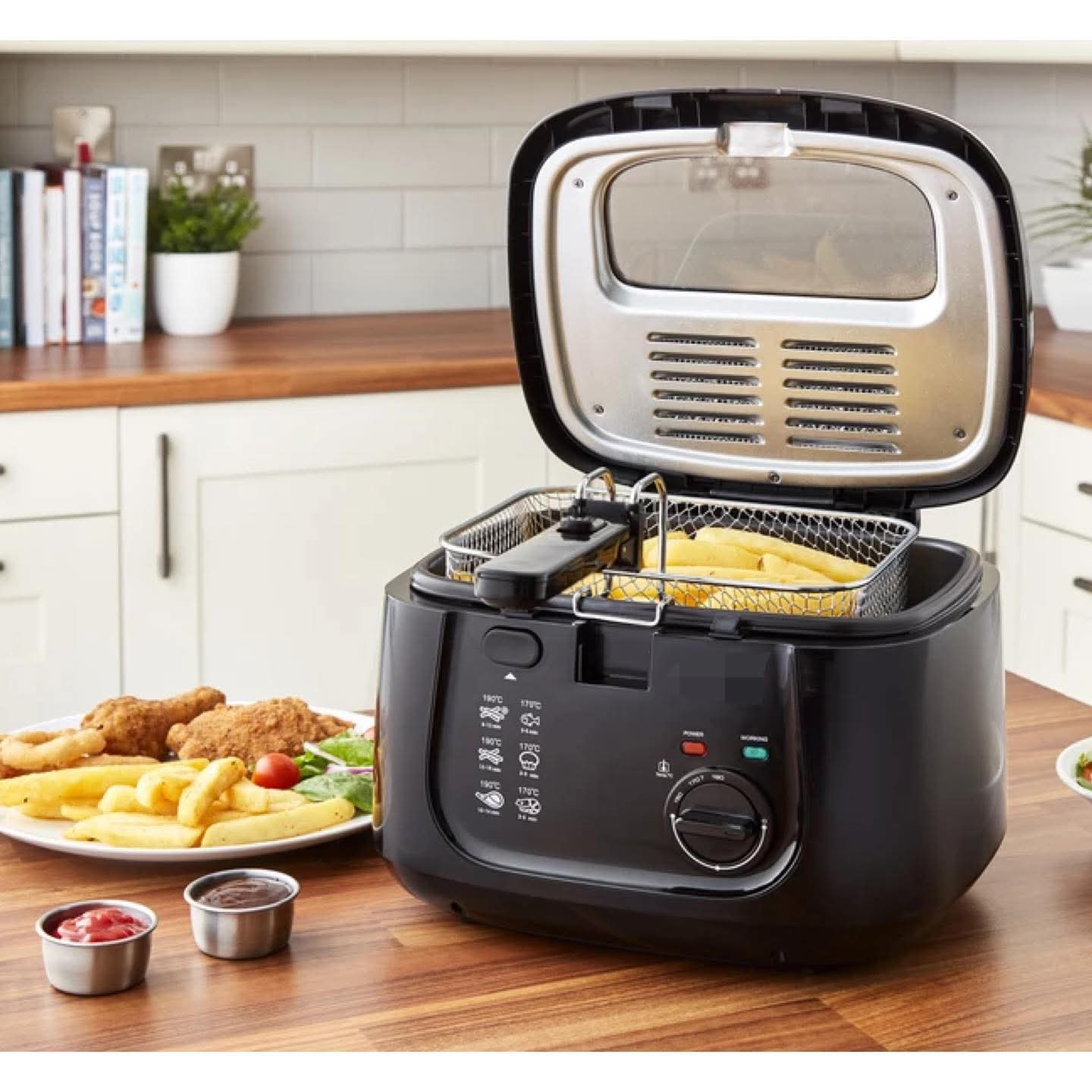 2.5litre capacity deep fryer
