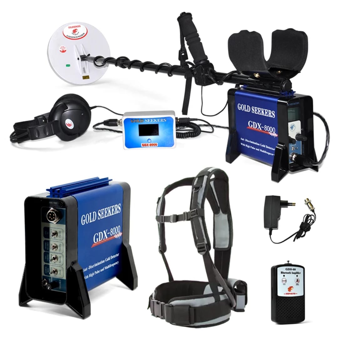 Professional Gold Metal Detector with LCD Display