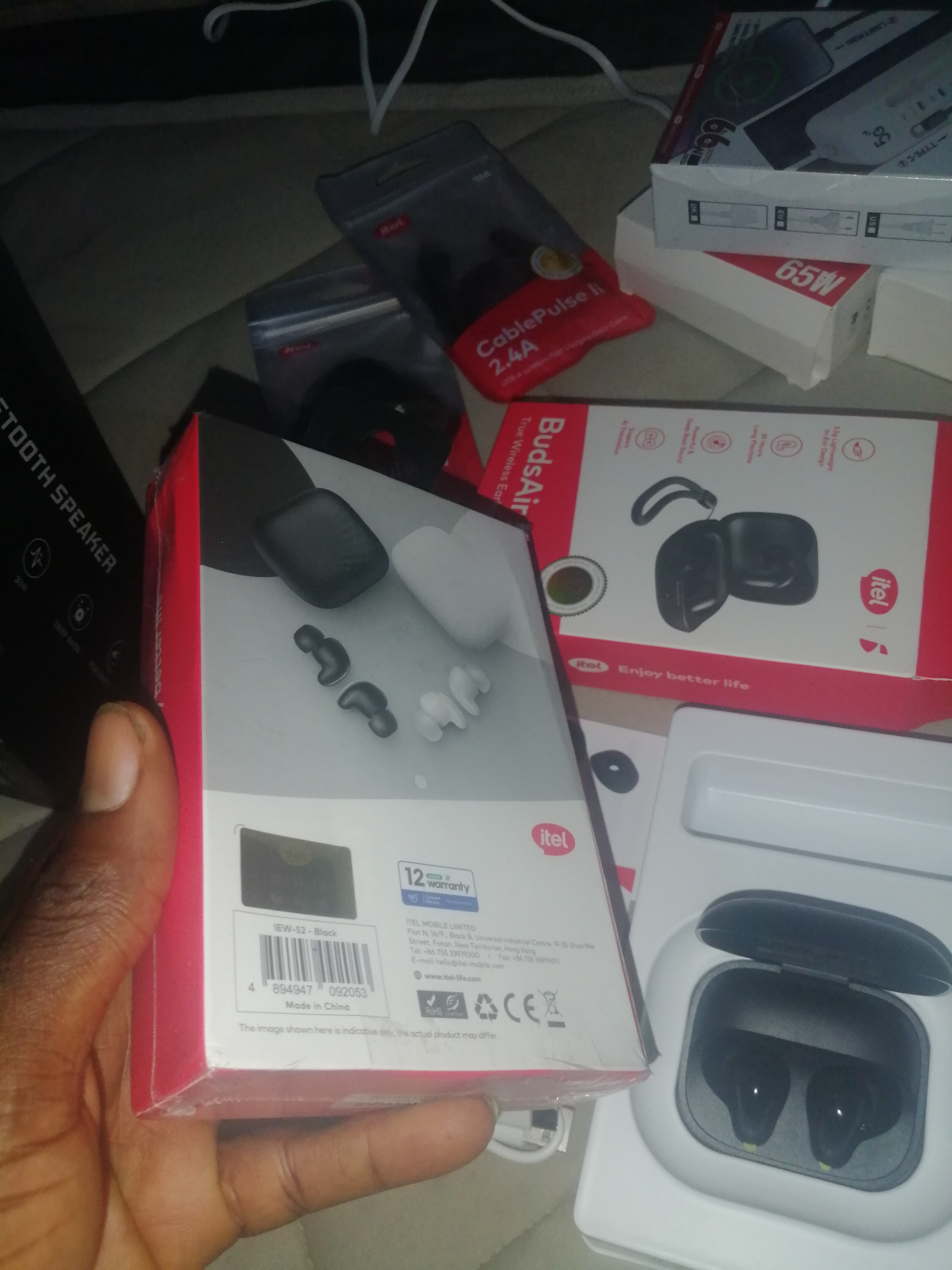 itel BudsAir 5e TWS Earbuds - Deep Bass, 39H Playtime