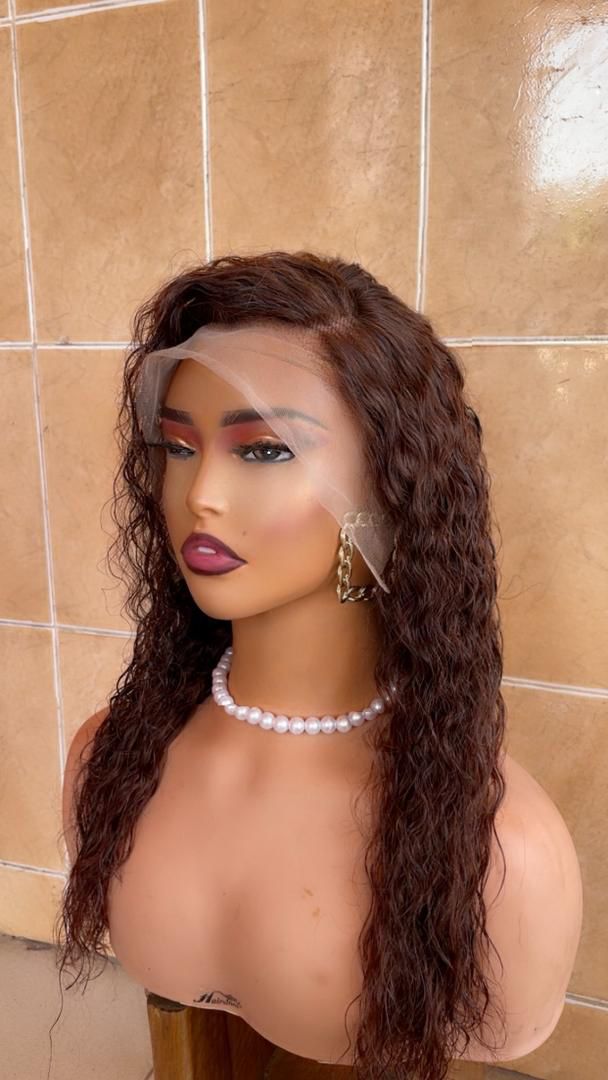 TRM hair collection (Deep Wave Virgin Human Hair Lace Front Wig)