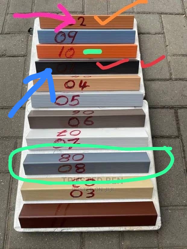 L shape tile coping 33cm