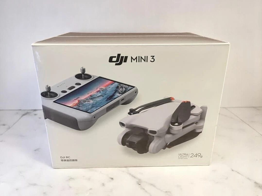 DJI Mini 3 Drone with RC Remote Controller (Ultra-Light 249g)