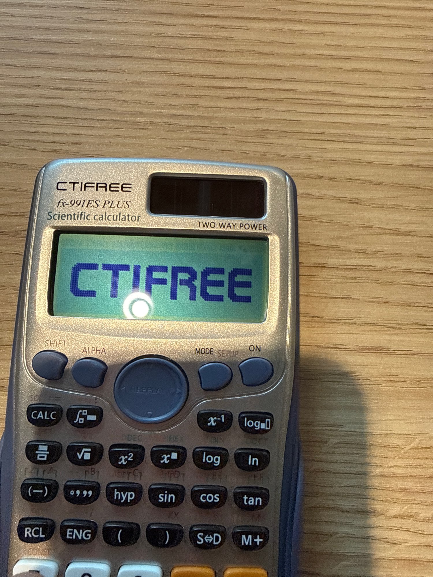CTI FREE Scientific Calculator fx 991ES Plus