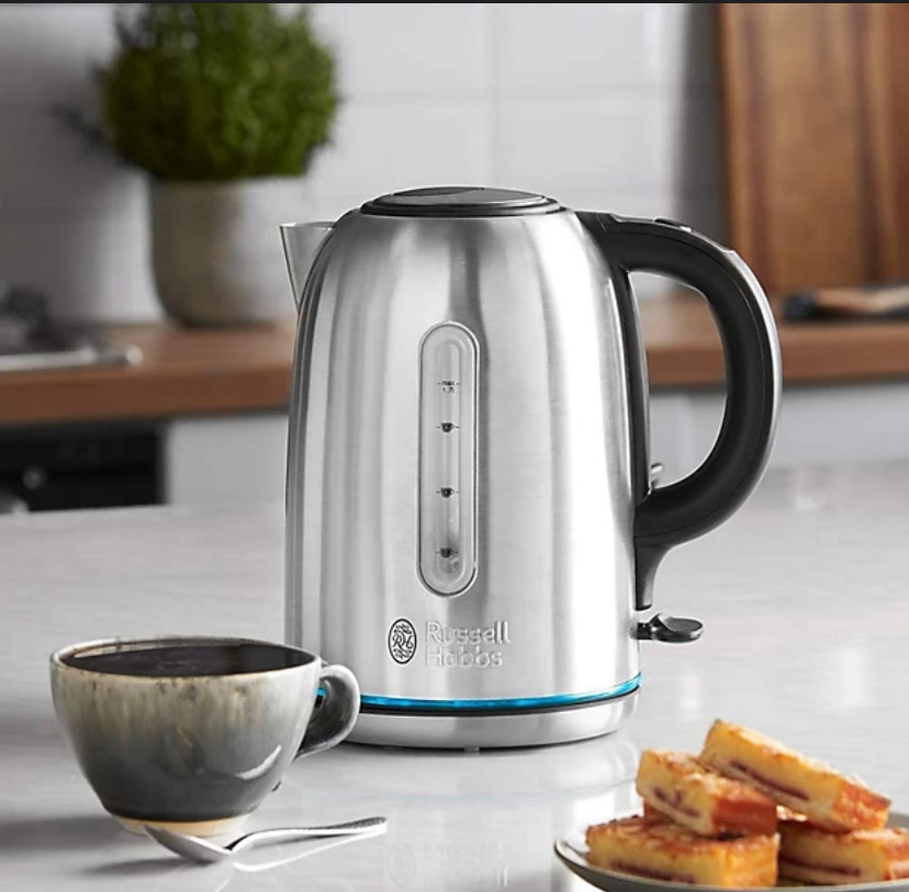 Russell Hobbs Brushed Stainless Steel Electric Kettle.