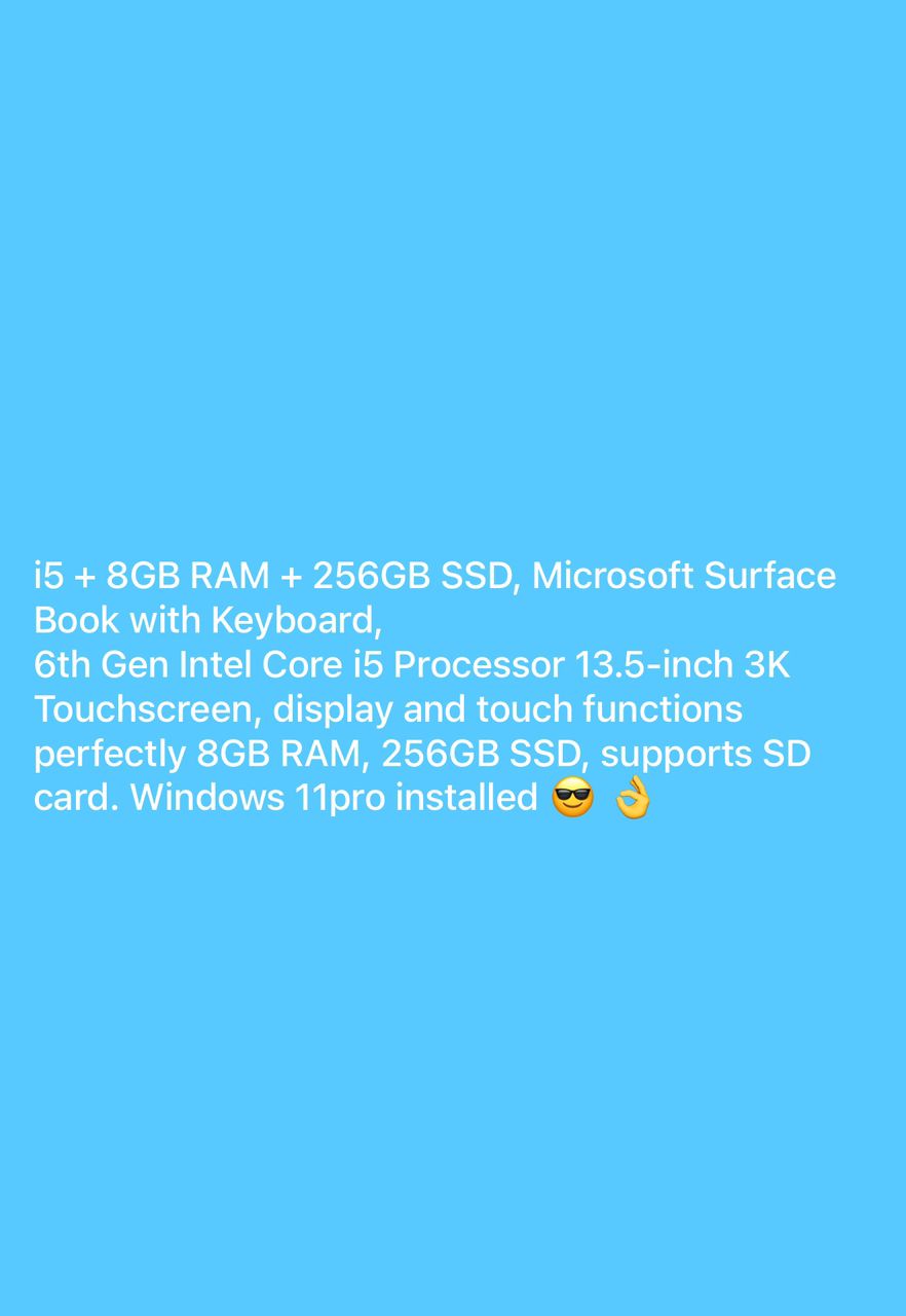 surface book laptop