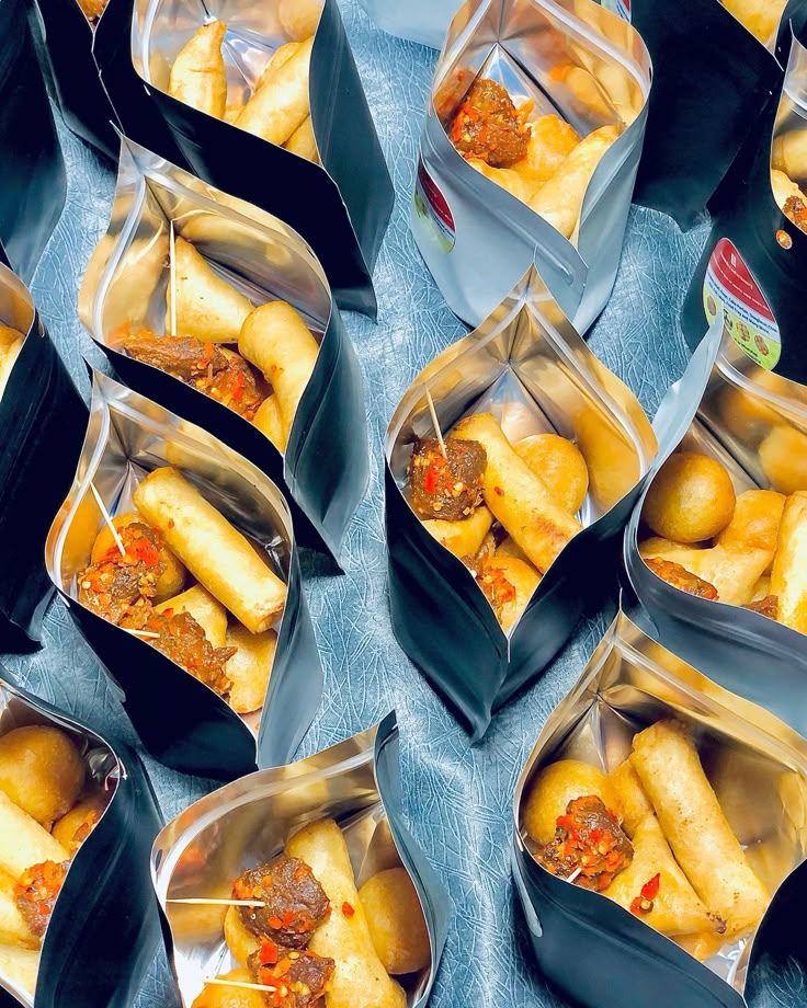 Samosa and Spring rolls