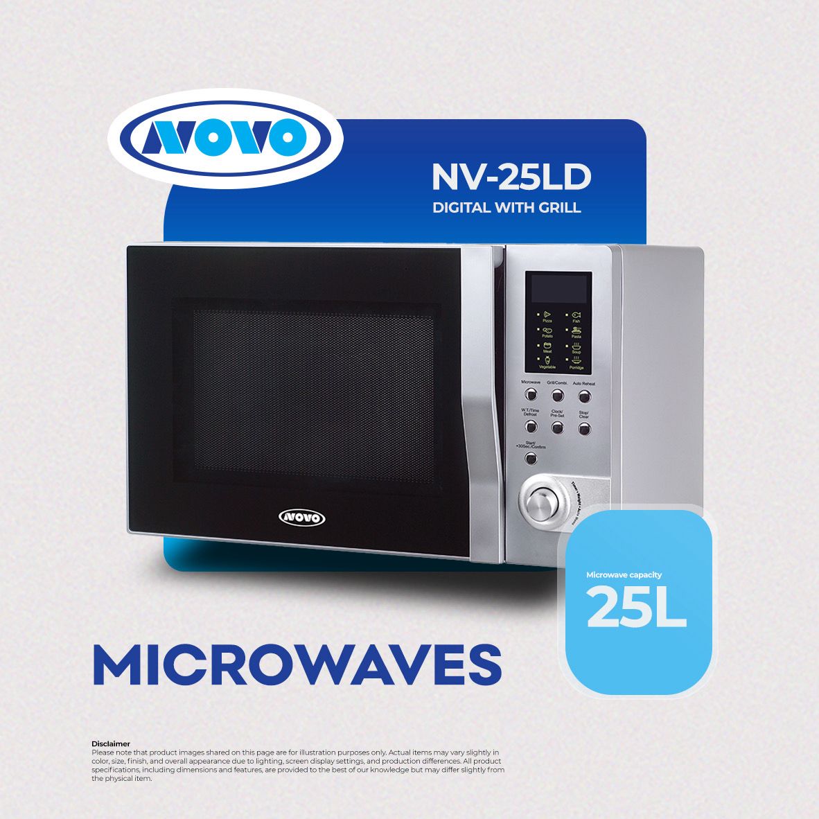 NOVO NV-250C Double Door Refrigerator, Energy Star