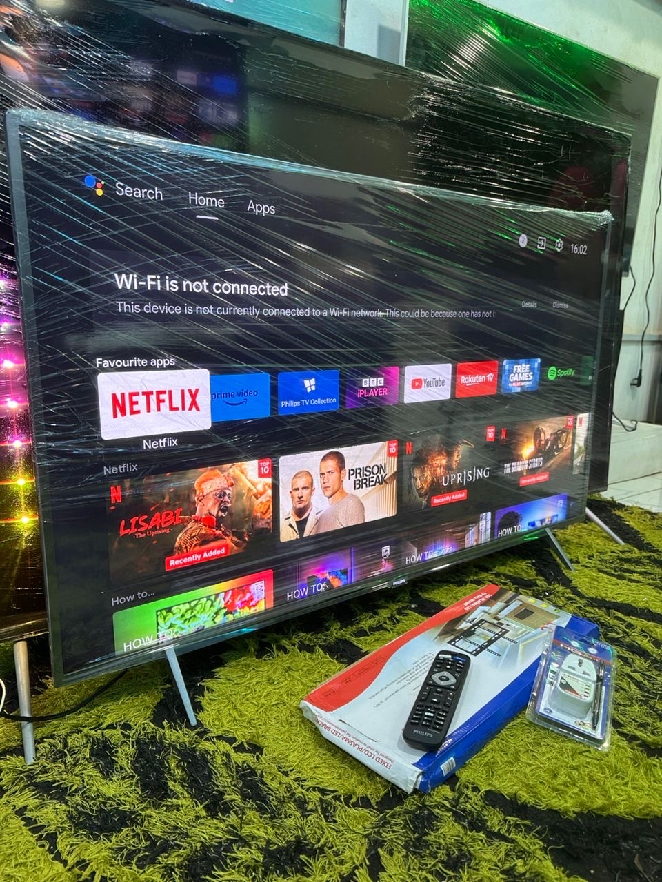 50inches full digital satellite android 4k ultra hd led smart Phillps tv