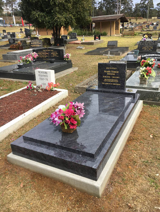 Grave and tombstones