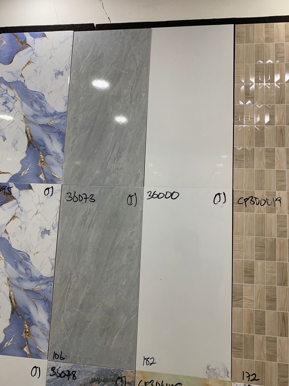 30/60cm. *Goodwill wall tiles*. 8 pcs in a box. Gh165 per box. Made in Ghana