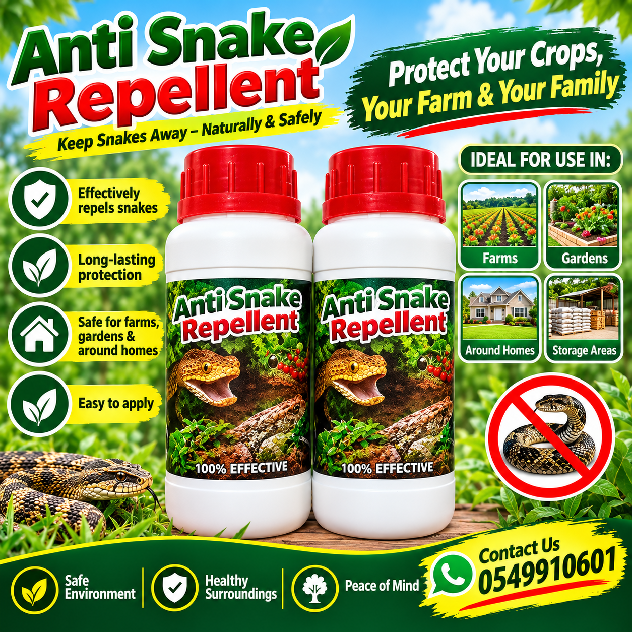 Antisnake repellent