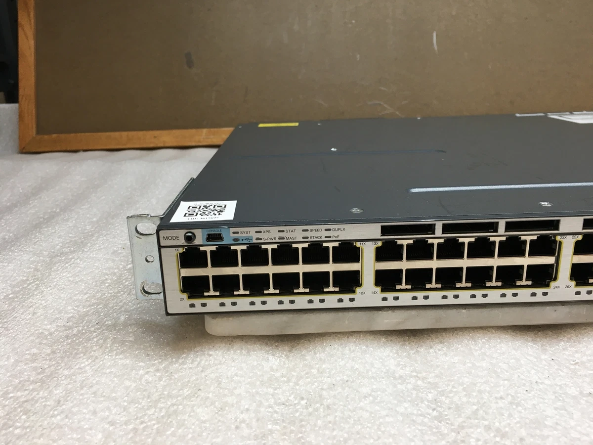 Cisco 3750-X 48port gigabit switch