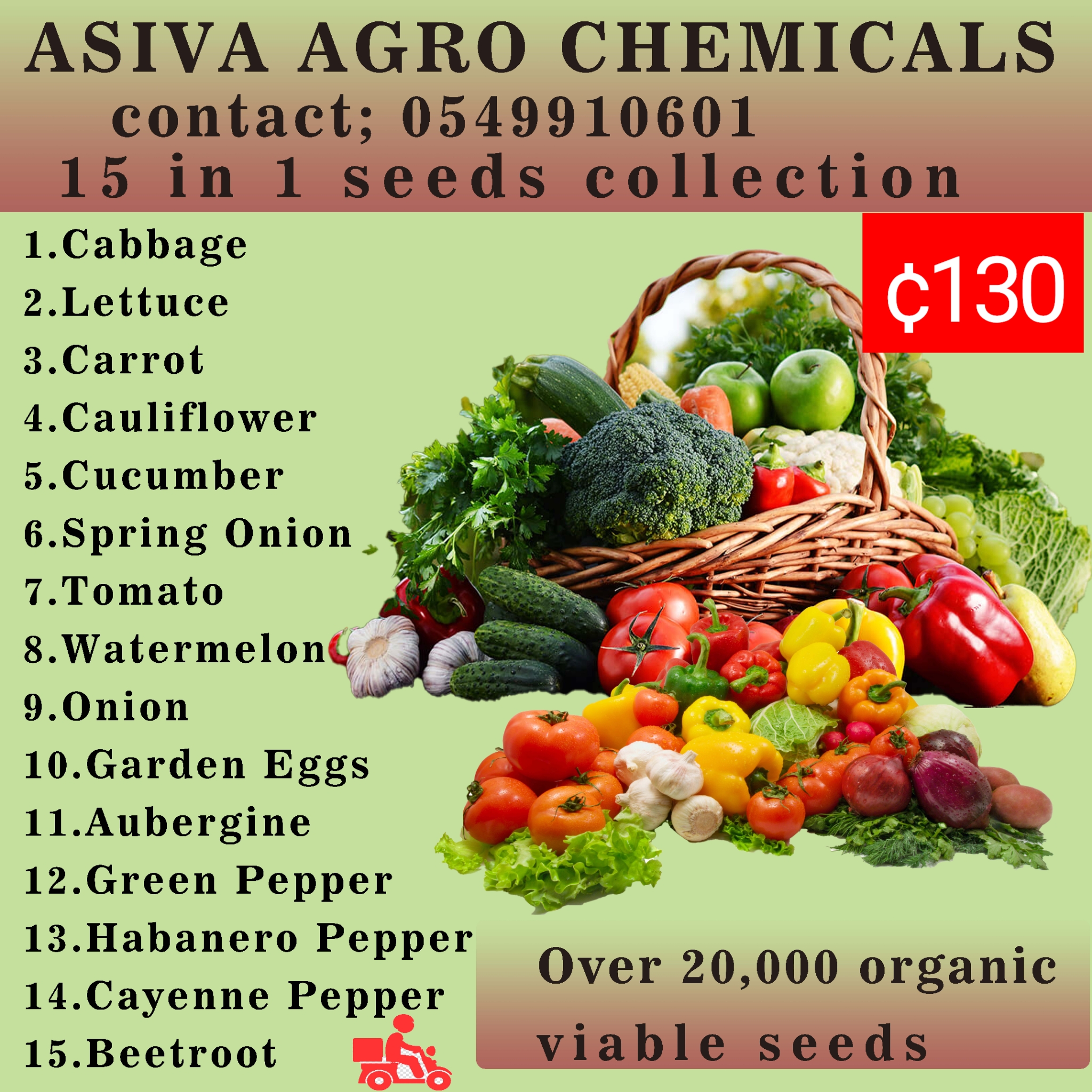 15 in 1 seeds collection
