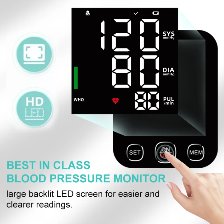 rechargeable blood pressure monitor