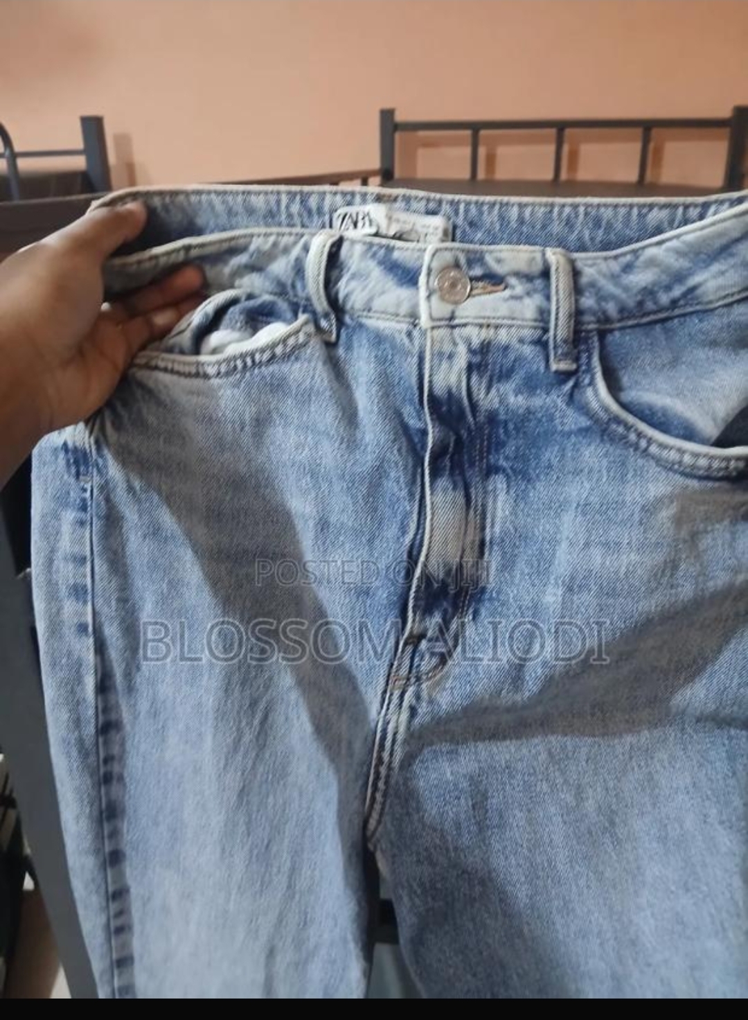 slim fit zara open legged jeans