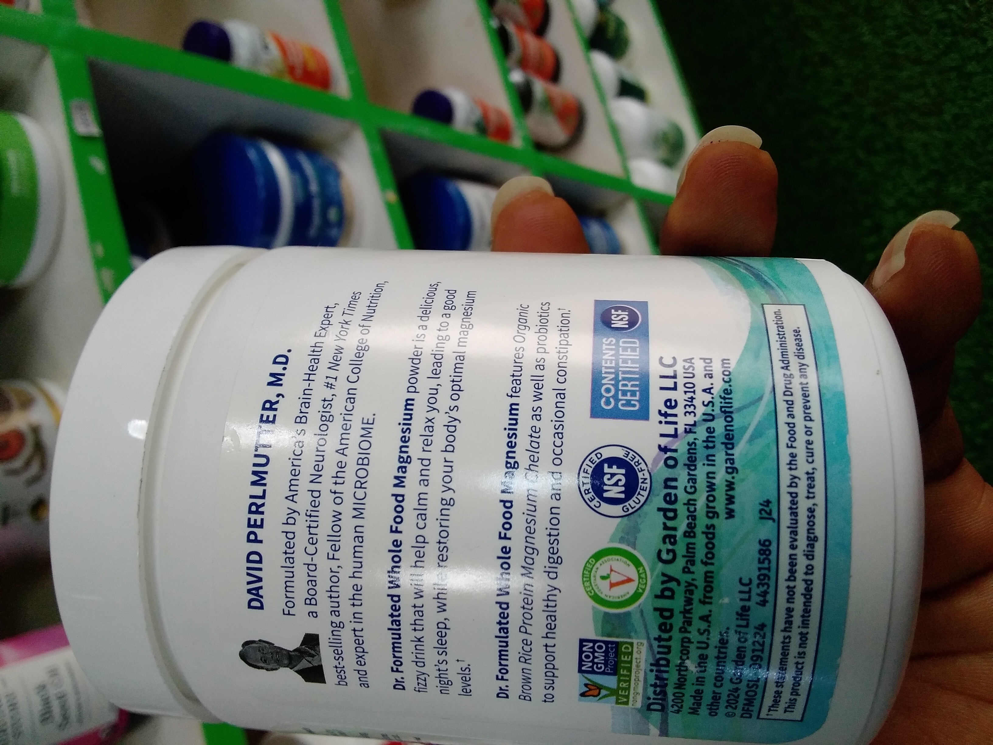 Magnesium Powder, Orange Flavour, 197.4g